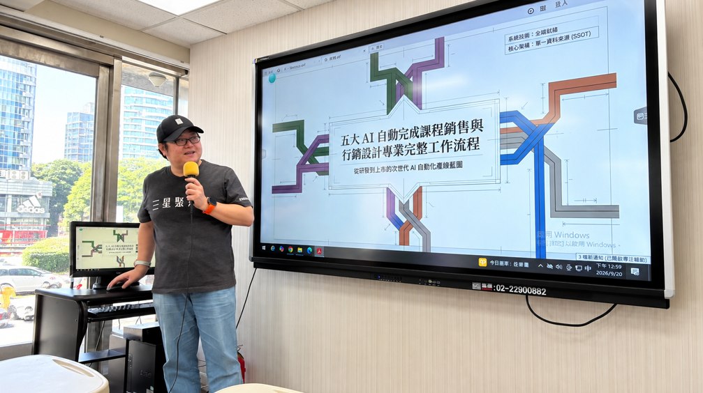講師分享AI實務應用，讓AI真正走進教學現場
